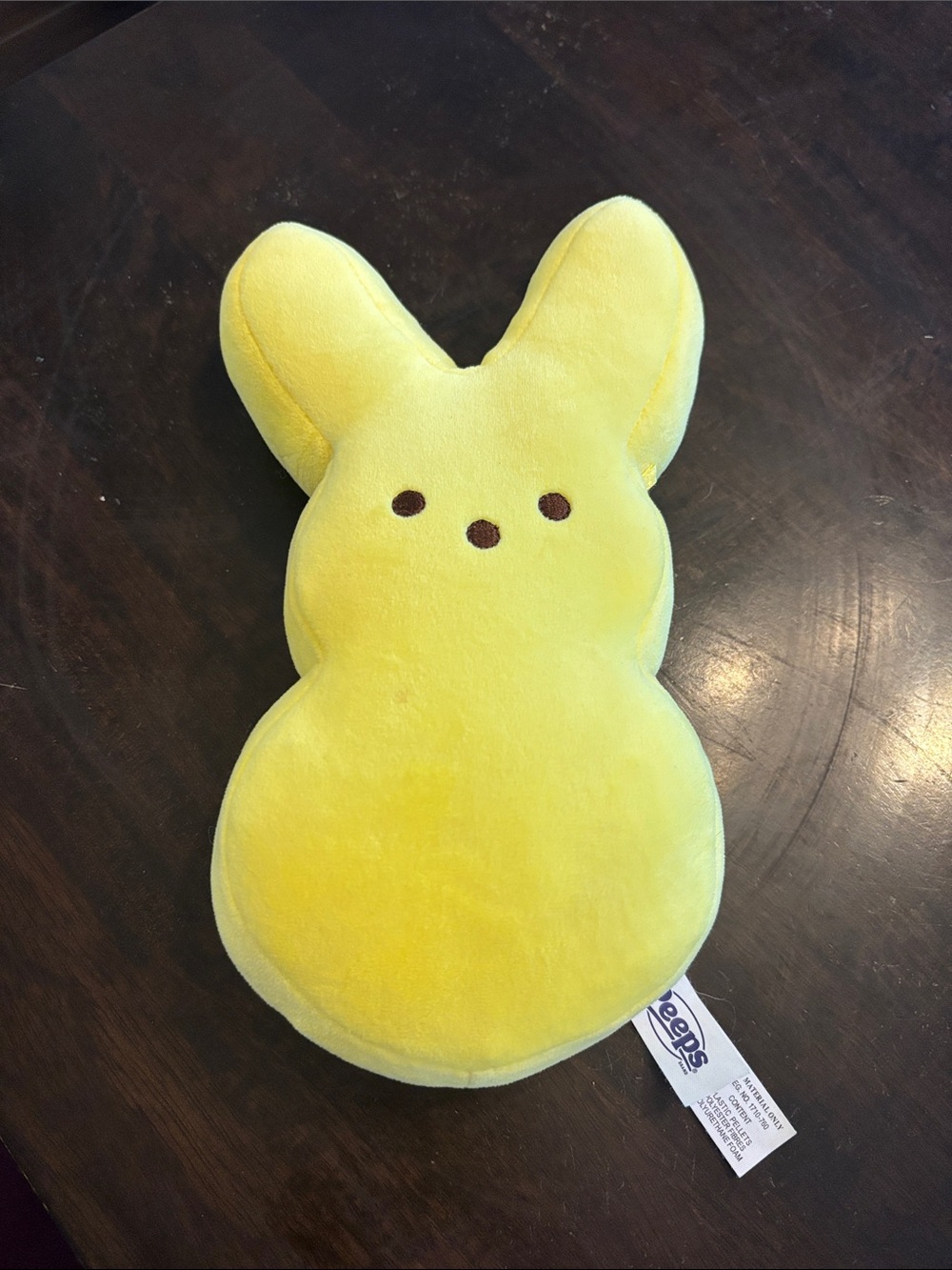Yellow Peeps Plush Bunny - Soft Kids Stuffed Animal